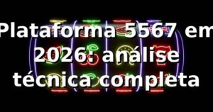 Plataforma 5567 em 2026: análise técnica completa ✅
